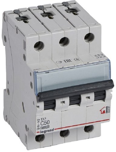 Выключатель автоматический Legrand TX3 6000 3п 50А C 6кА фото Выключатель автоматический Legrand TX3 6000 3п 50А C 6кА картинка